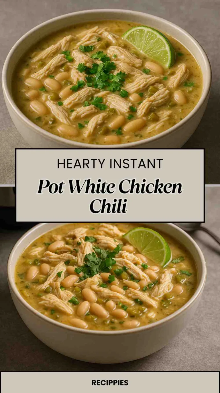 Hearty Instant Pot White Chicken Chili