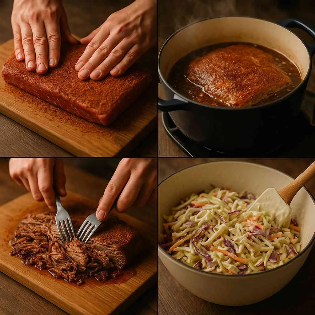 How To Make Brisket Sandwich with Creamy Slaw