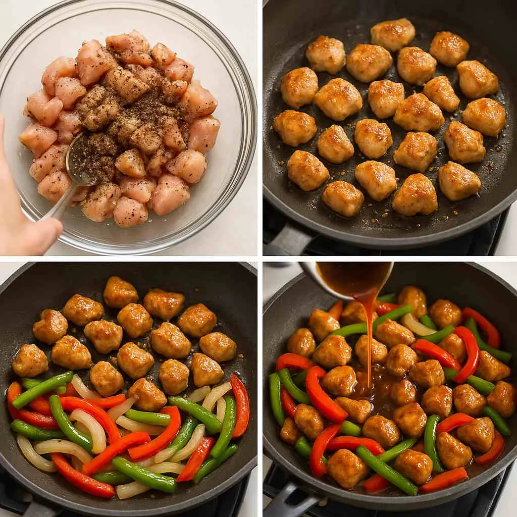 How To Make Delicious Black Pepper Chicken