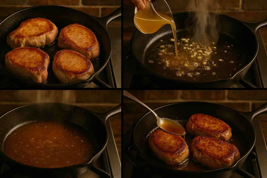 How to Make Apple Cider Glazed Pork Chops