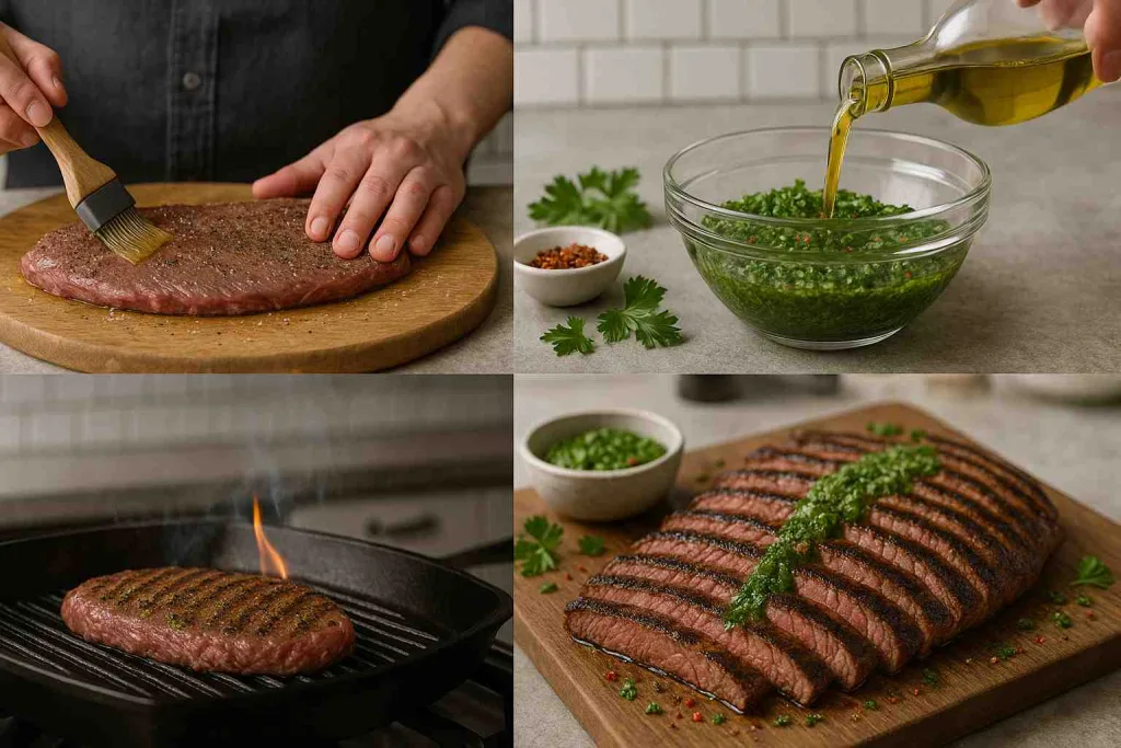 How to Make Argentinian Chimichurri Flank Steak