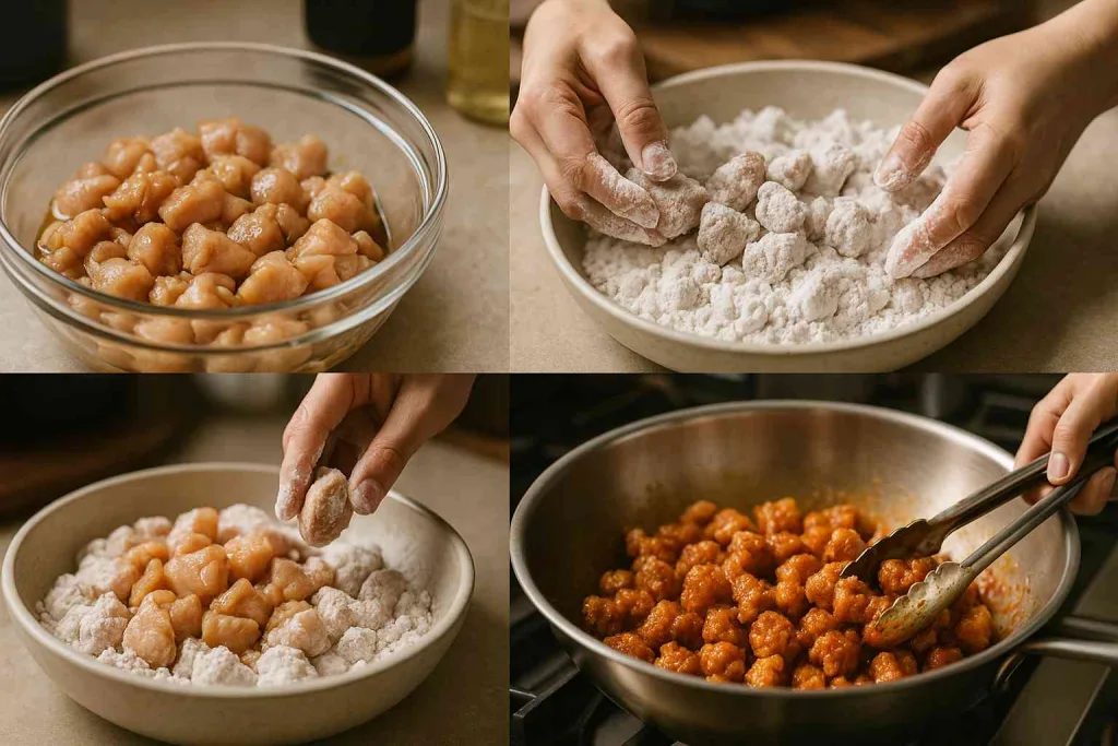 How to Make Crispy Korean Popcorn Chicken