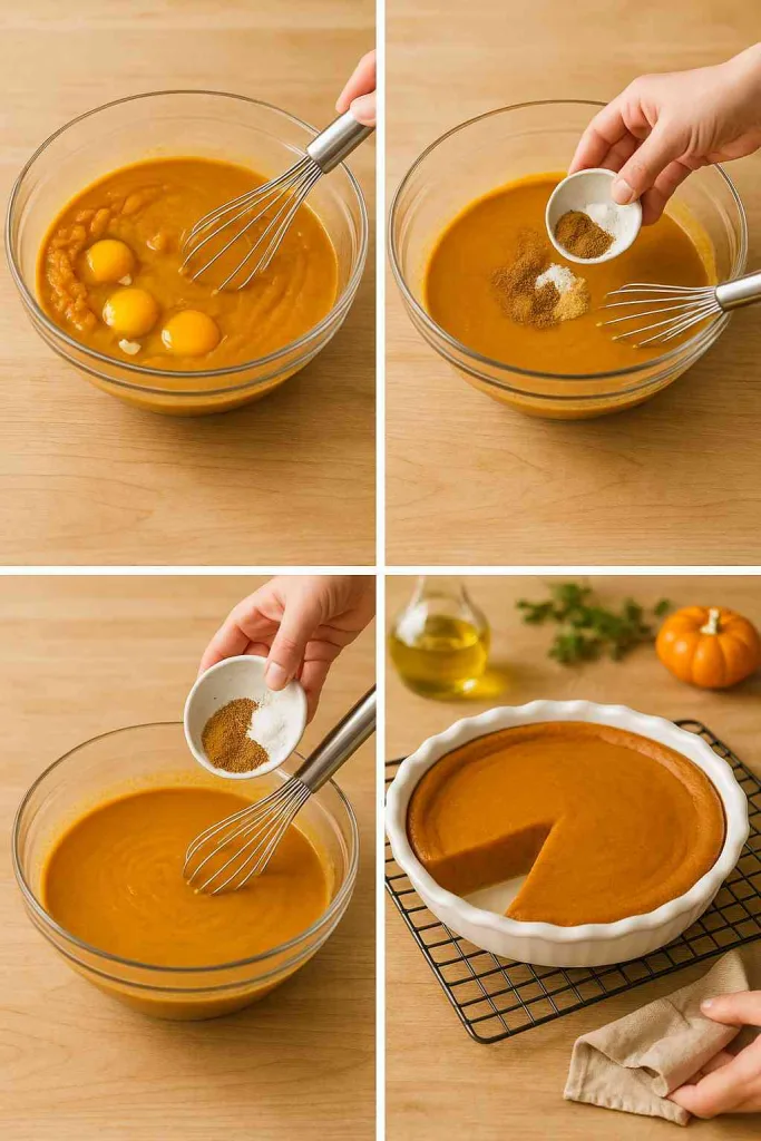 How to Make Crustless Pumpkin Pie