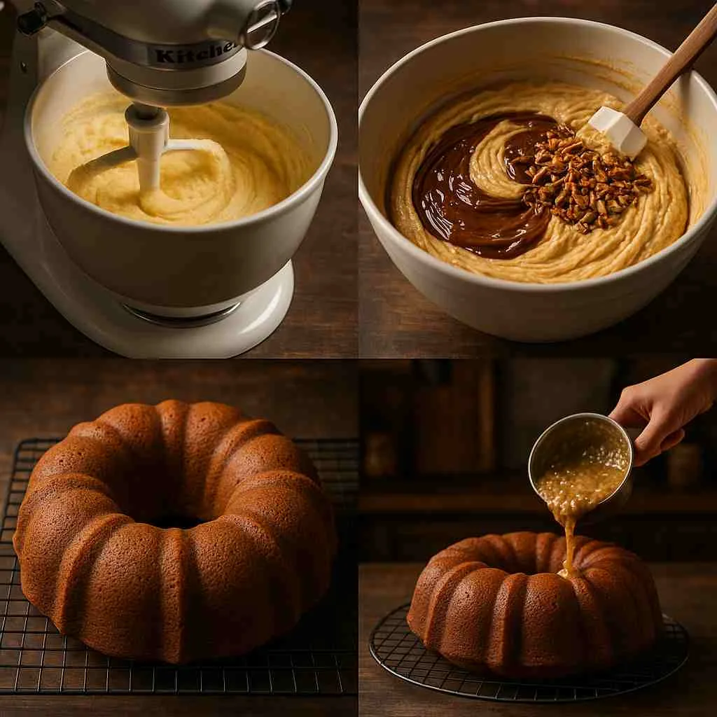 How to Make German Chocolate Pecan Pound Cake