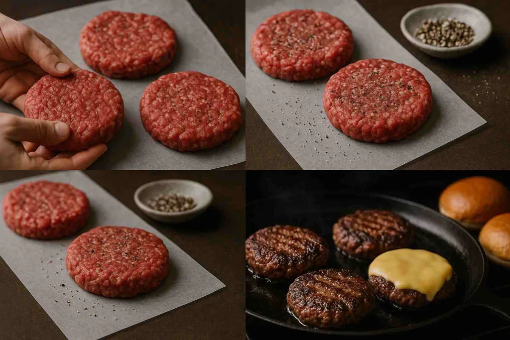 How to Make Ground Ribeye Burger