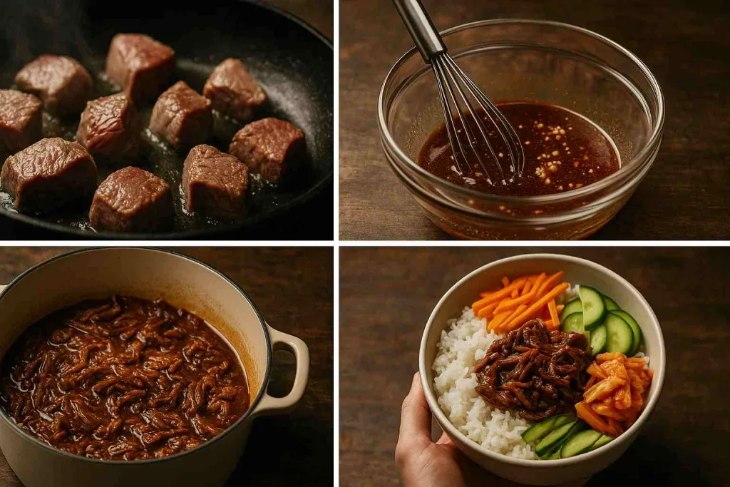 How to Make Korean BBQ Brisket Bowl