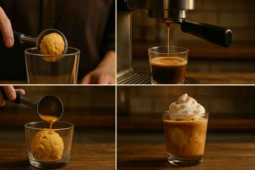 How to Make Pumpkin Spice Affogato