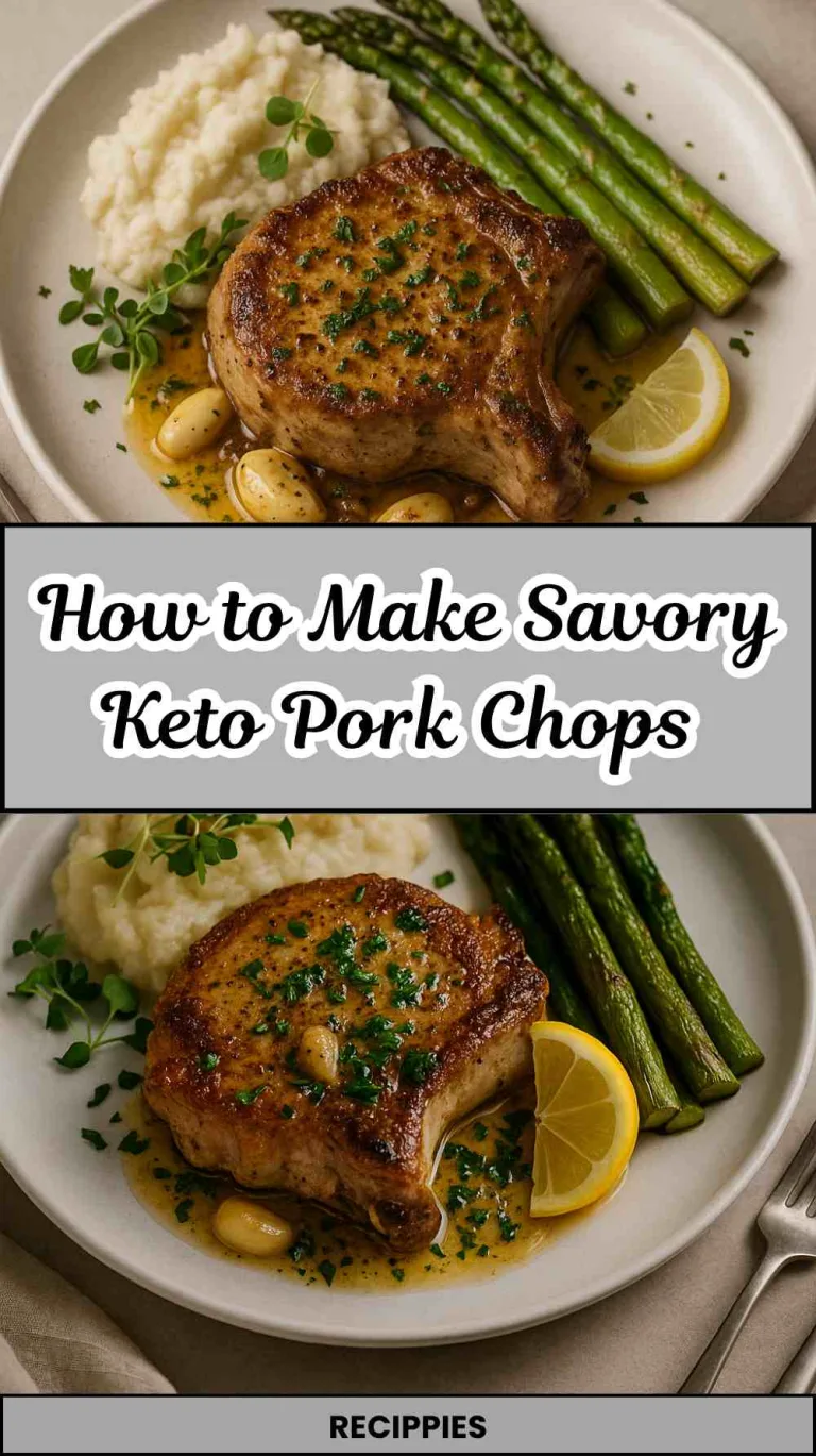 How to Make Savory Keto Pork Chops