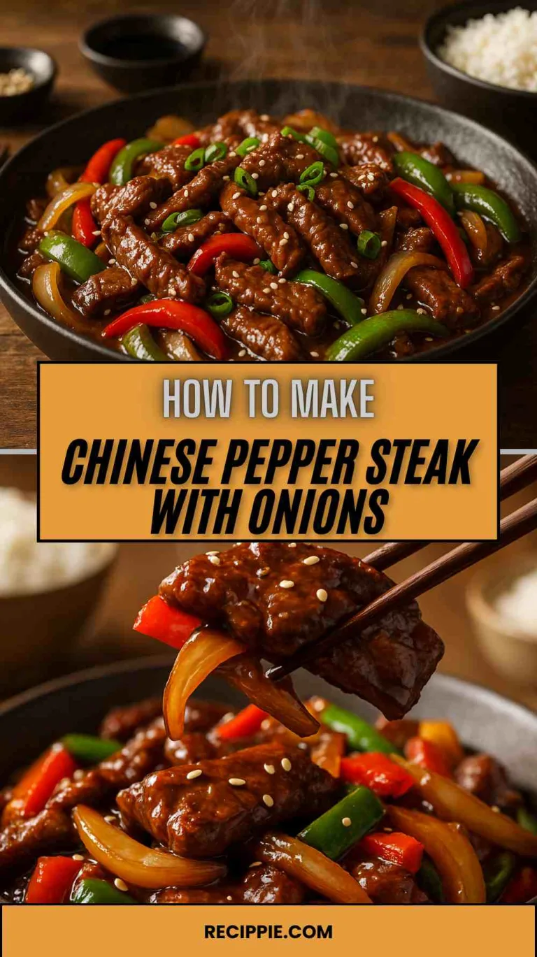 How to Make Sizzling Chinese Pepper Steak with Onions