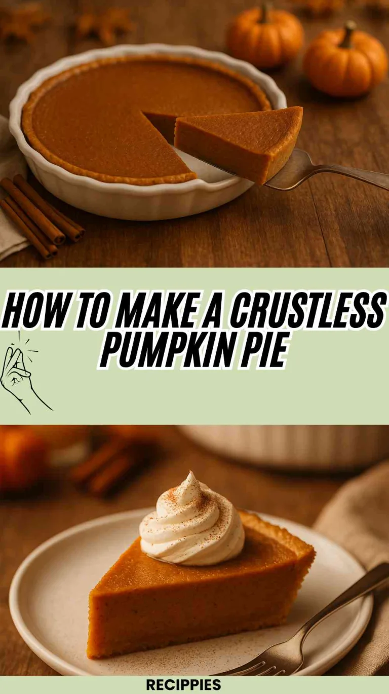 How to Make a Crustless Pumpkin Pie