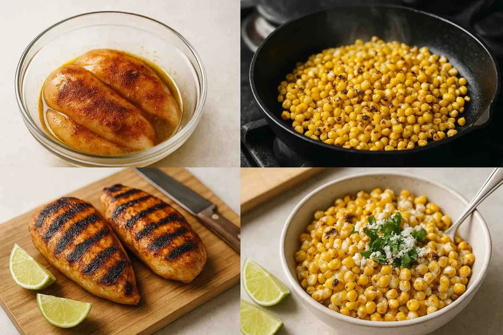 How to Make the Street Corn Chicken Bowl