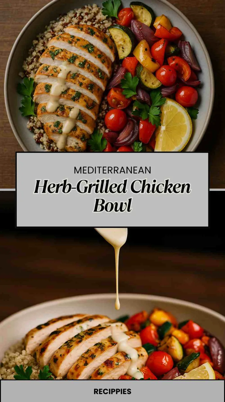 Mediterranean Herb-Grilled Chicken Bowl