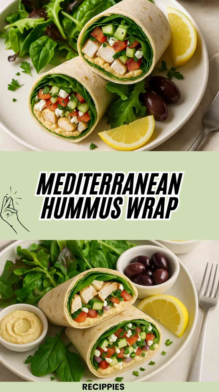 Mediterranean Hummus Wrap