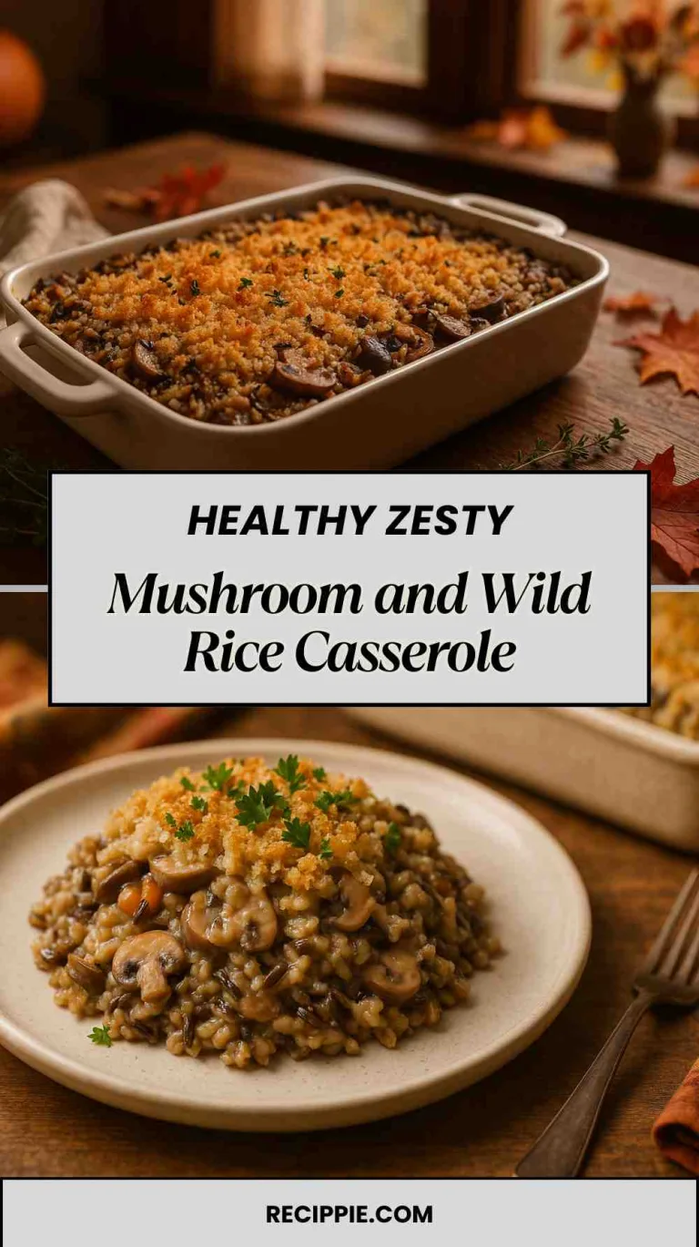 Mushroom and Wild Rice Casserole