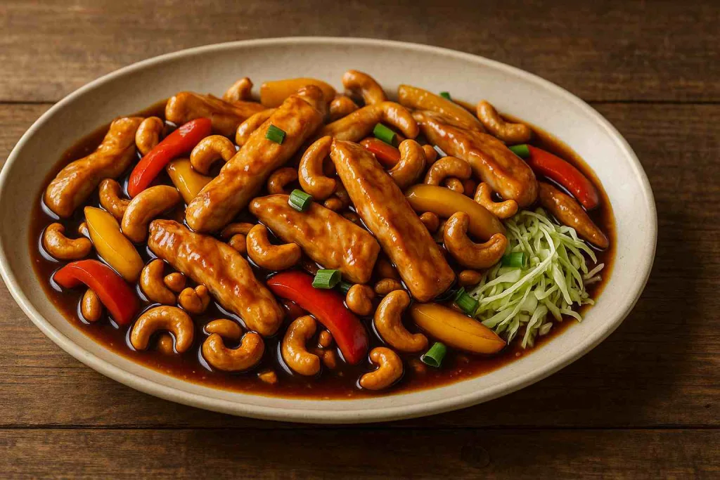 Overview of Cashew White Pepper Chicken