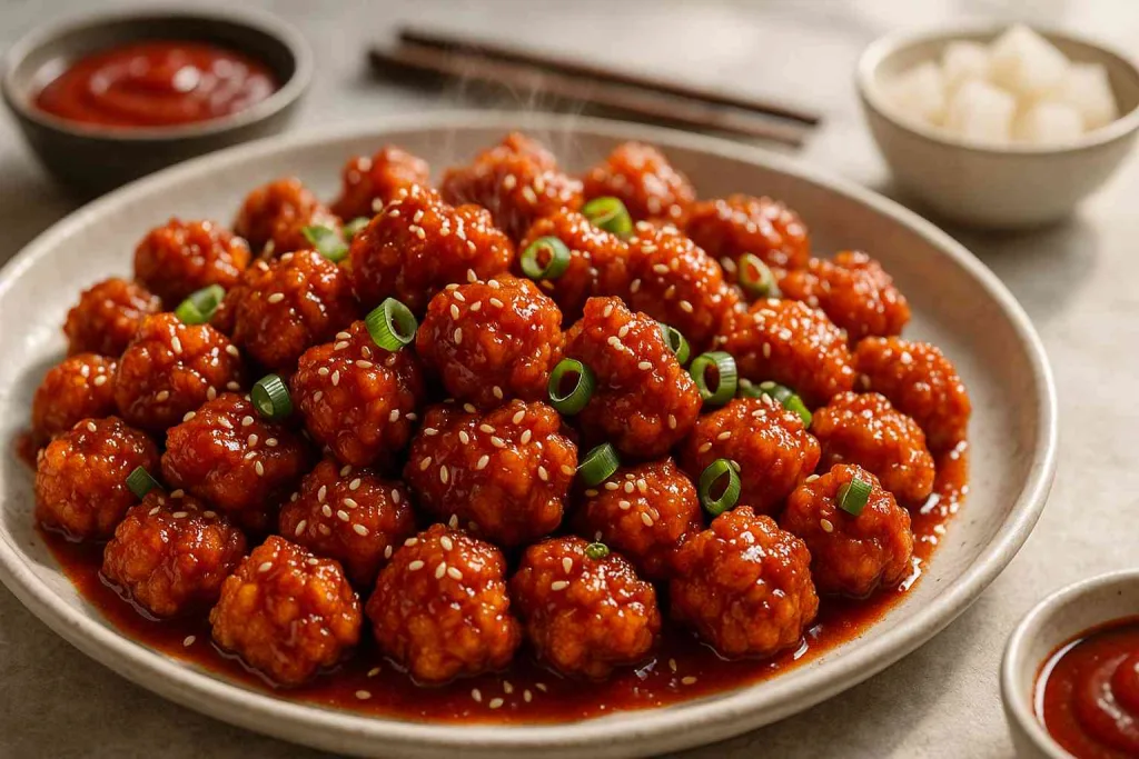 Overview of Crispy Korean Popcorn Chicken