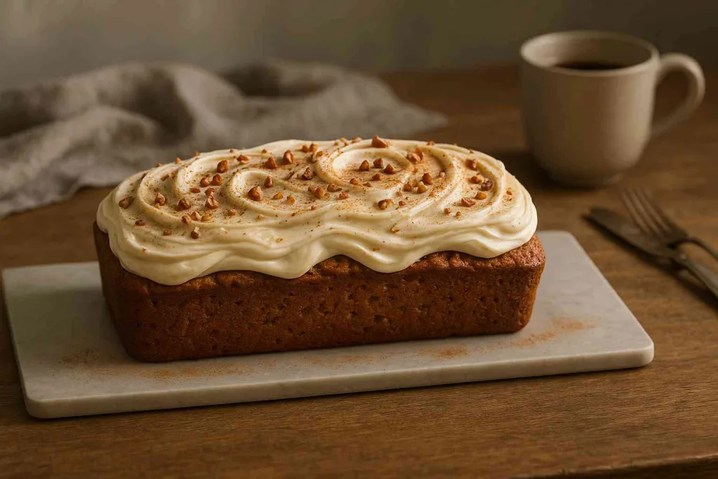 Overview of Hummingbird Bread with Cinnamon Cream Cheese