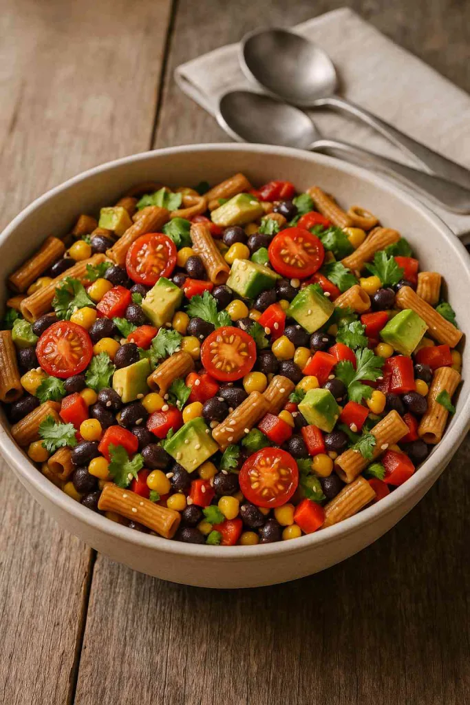 Overview of Southwest Black Bean Pasta Salad