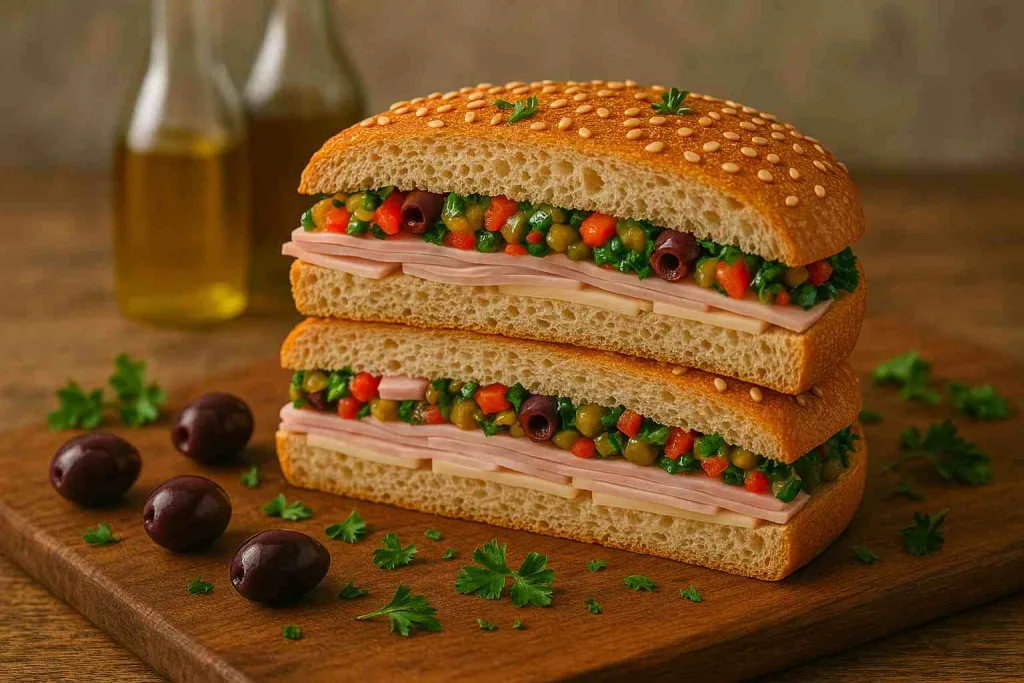 Overview – Whole Muffaletta Sandwich