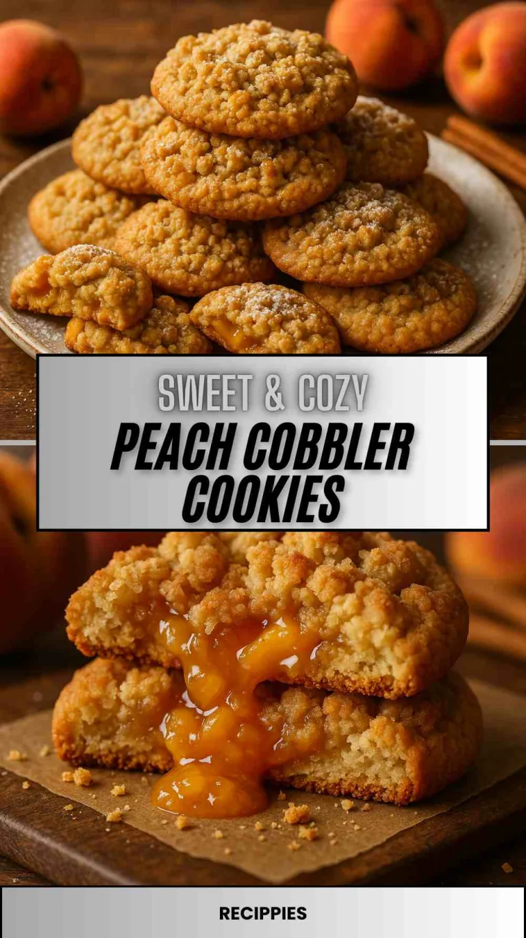 Peach Cobbler Cookies