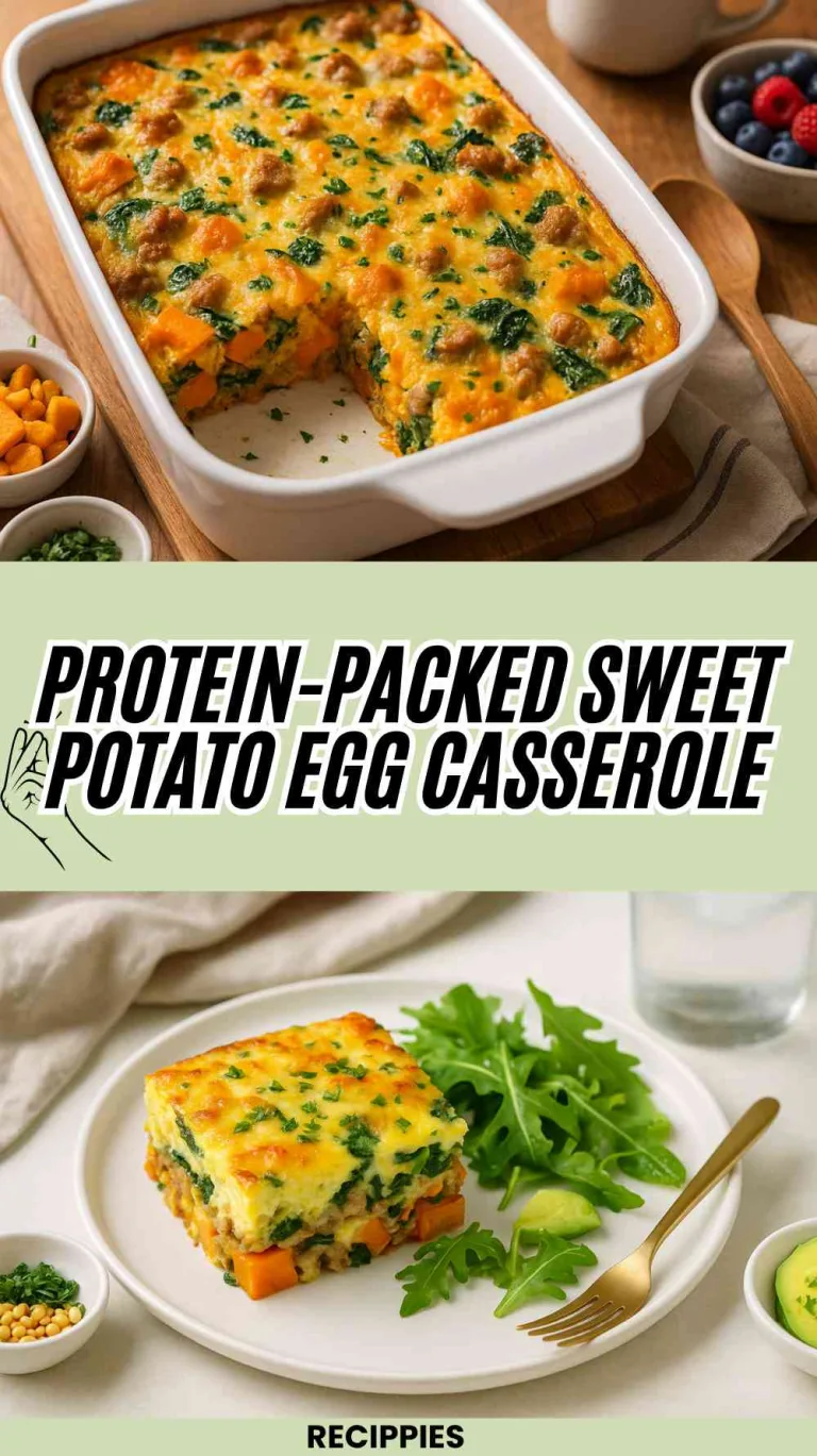 Protein-Packed Sweet Potato Egg Casserole