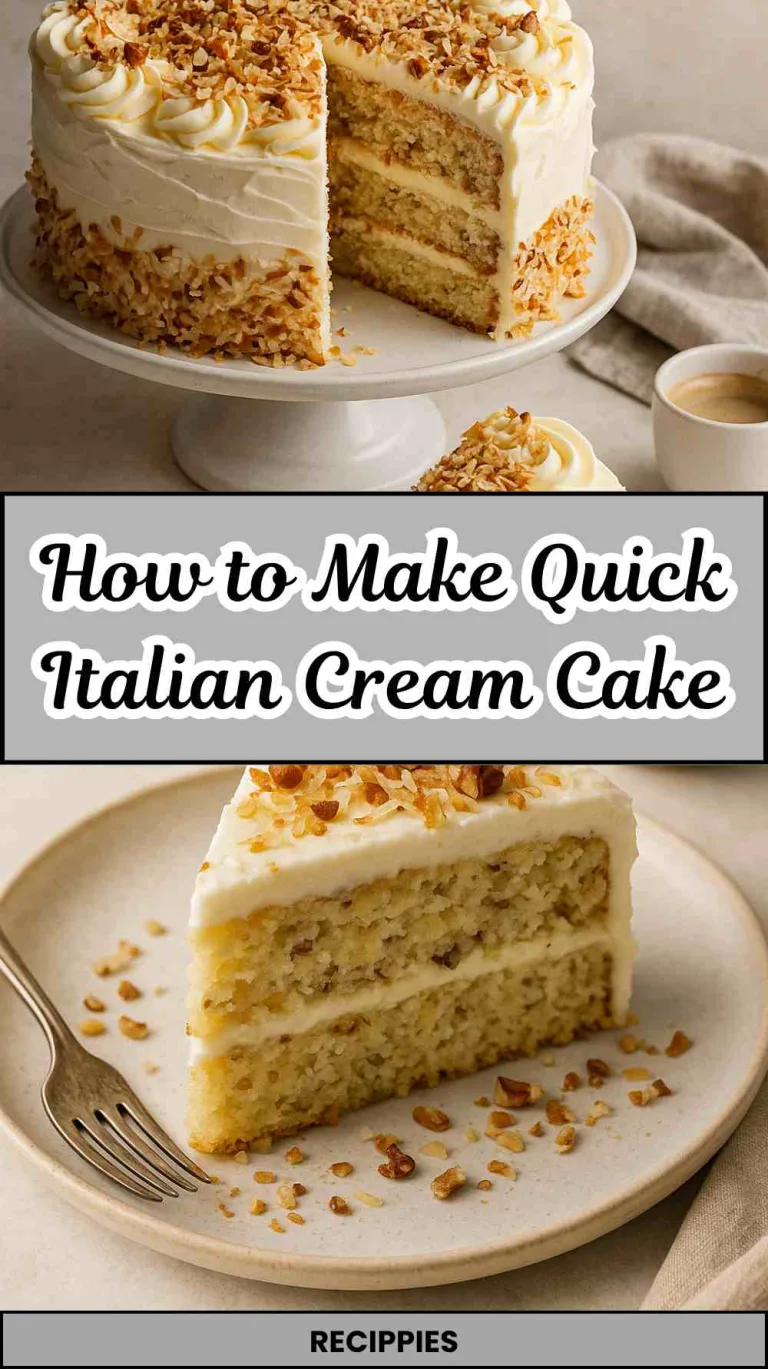 Quick Italian Cream Cake