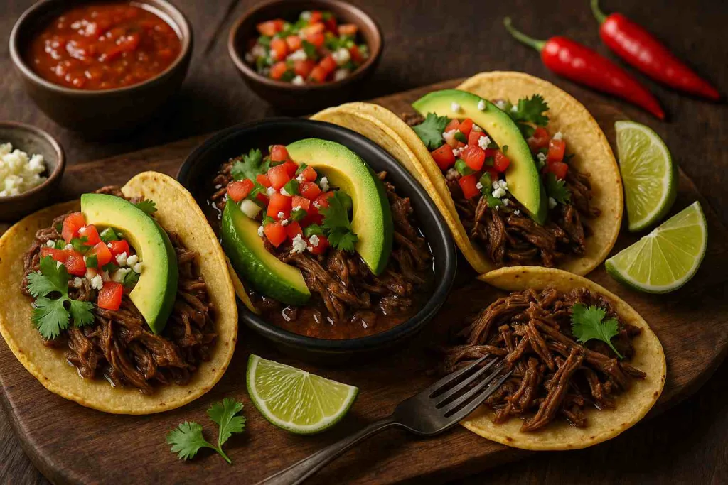 Serving of Mexican Barbacoa