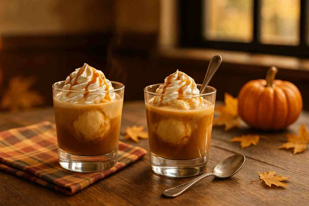 Serving of Pumpkin Spice Affogato