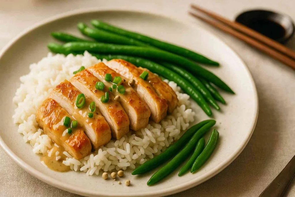 Serving of White Pepper Chicken