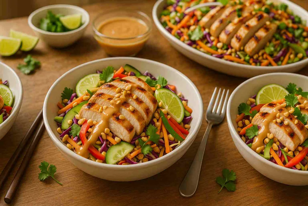 Serving with Thai Chicken Salad