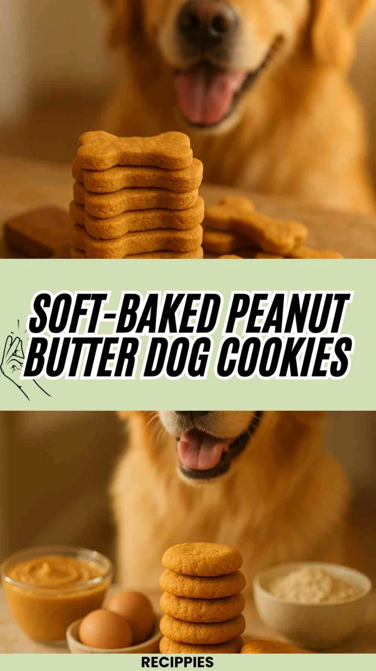 Soft-Baked Peanut Butter Dog Cookies