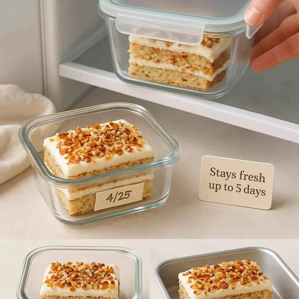Storage and Leftovers of Italian Cream Cake