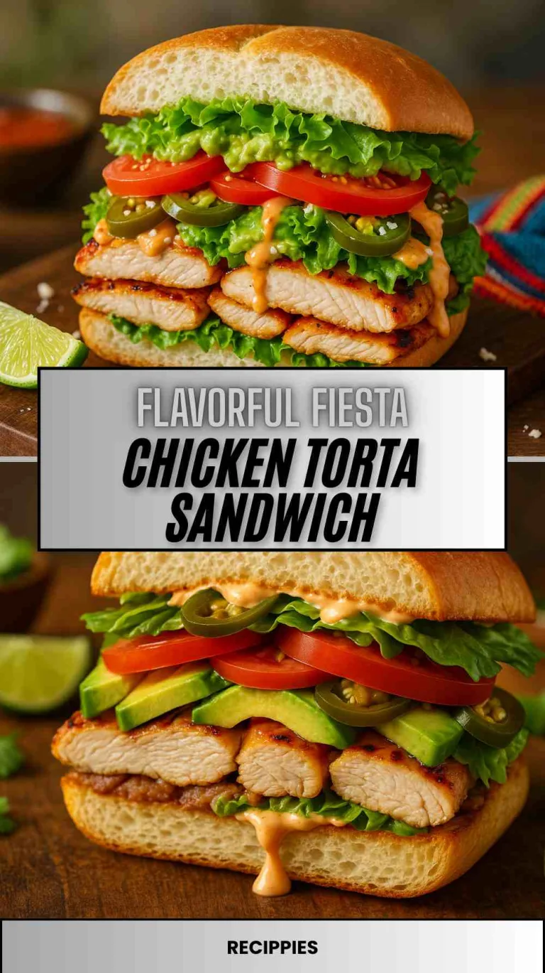 Vibrant Chicken Torta Sandwich
