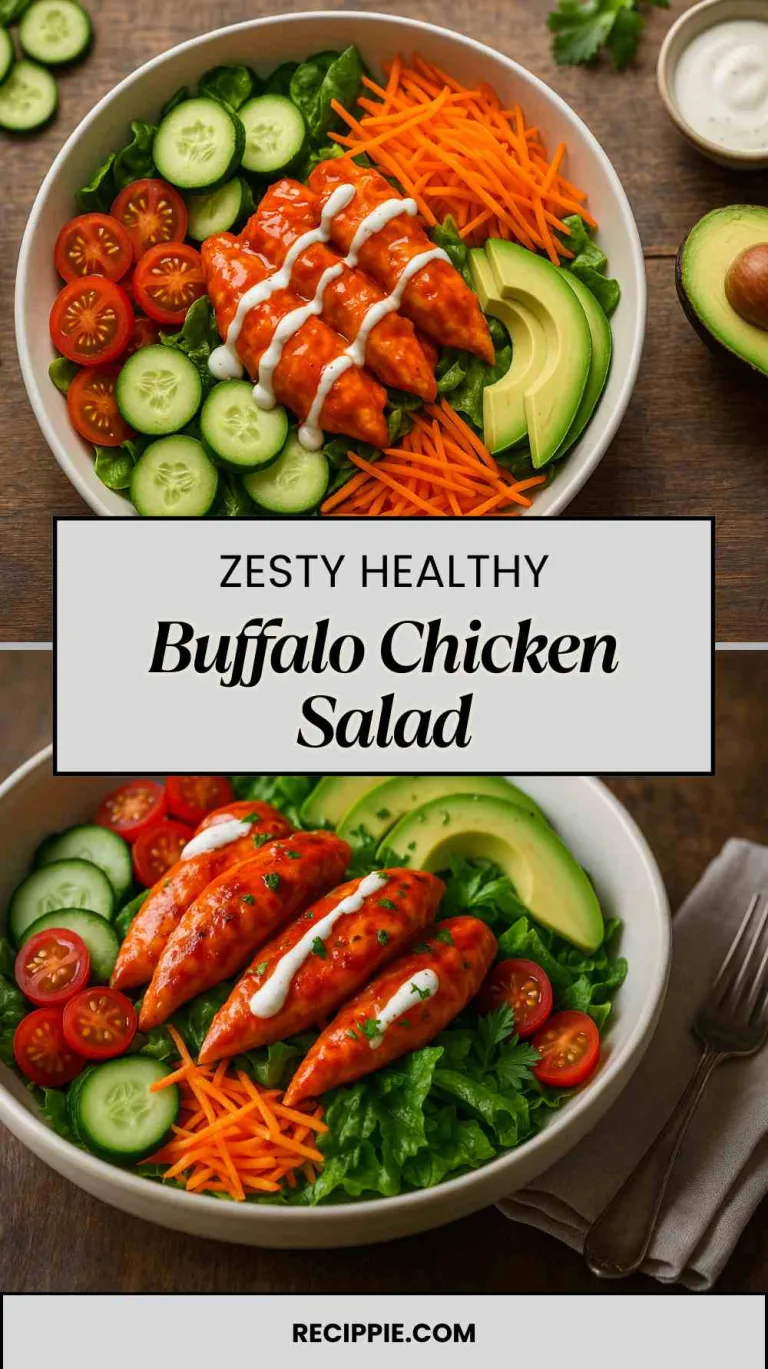 Zesty Healthy Buffalo Chicken Salad