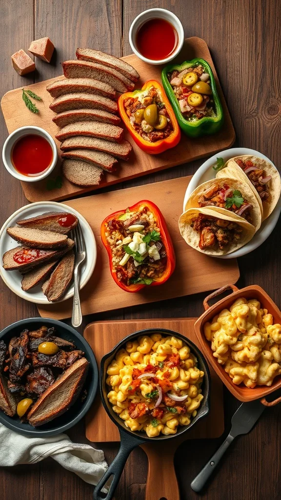 Brisket stuffed peppers recipe