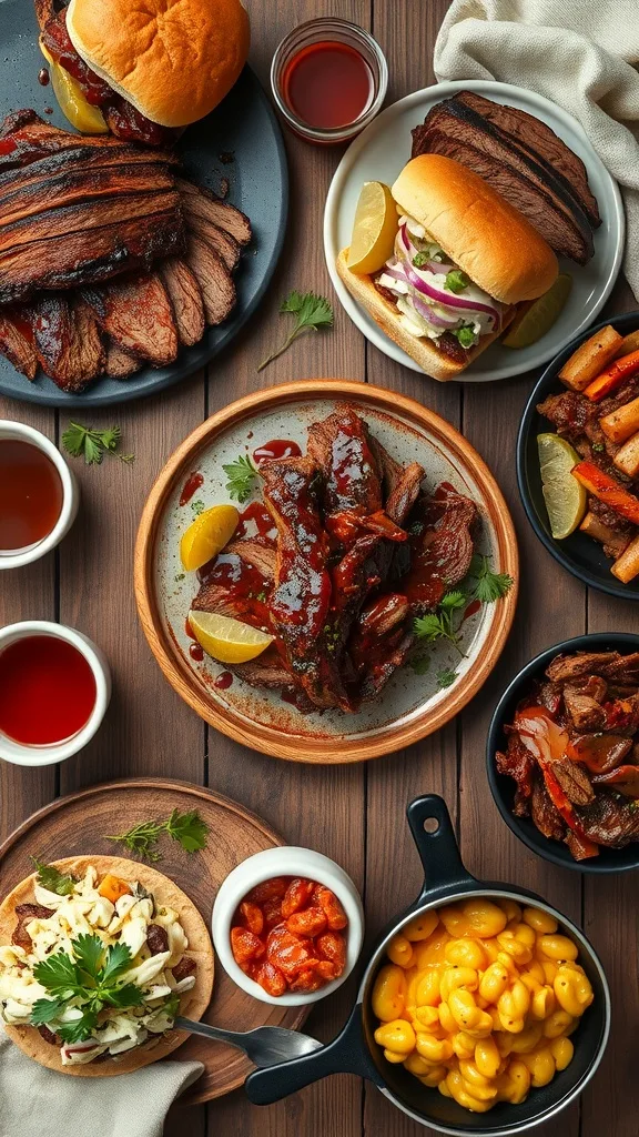 Serving of Slow Cooker BBQ Brisket