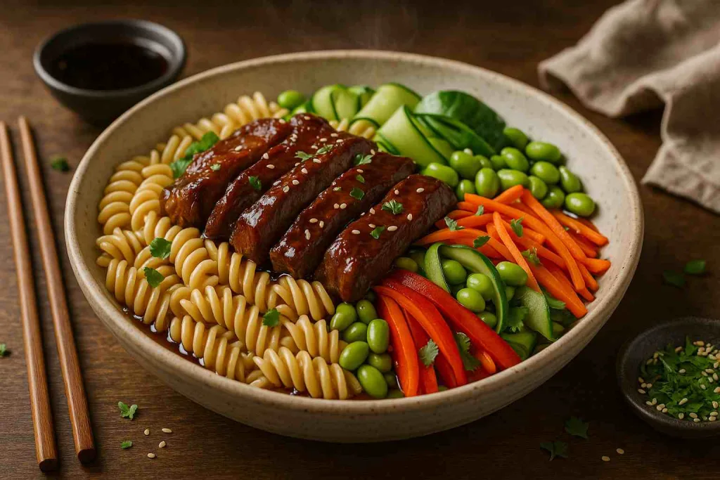 Beef Teriyaki Pasta Salad