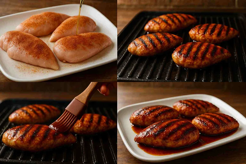 How to Make Grilled BBQ Chicken Breasts