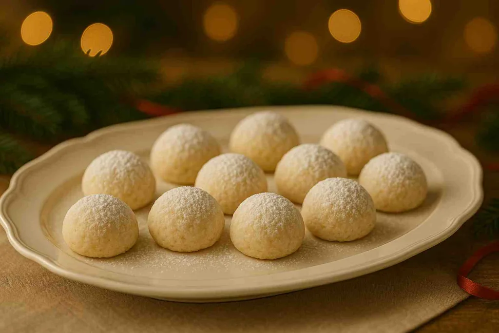 Overview – Plated Snowball Cookies