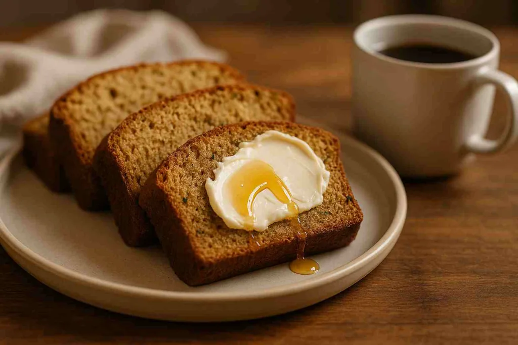 Serving of Super-Moist Zucchini Bread