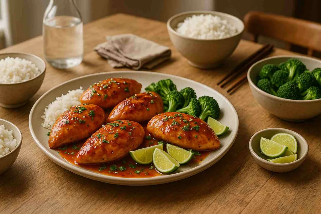 Serving with Sweet Chili Chicken